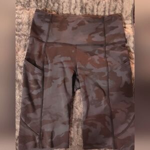 Lululemon "Like New" Camo Shorts (Size 4)